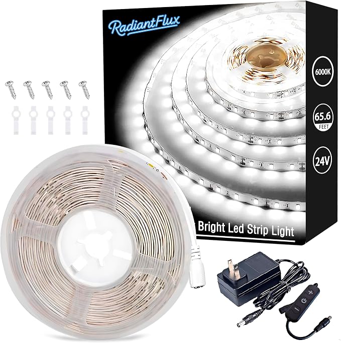 Led Strip Lights 65 ft for Living Room, 1200 Leds DIY Home Decor for House by RadiantFlux