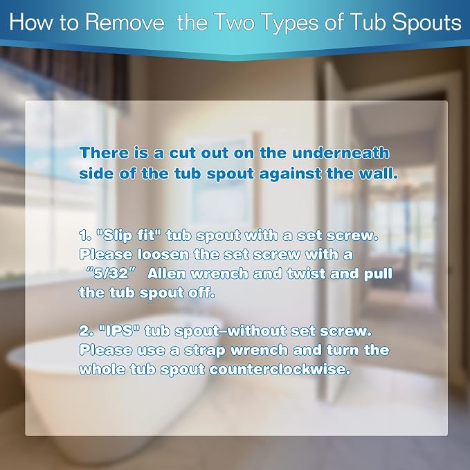 Enhon 2 Set Tub Spout Diverter Repair Kit | Includes 2 x Diverter Valve Stems - Image 5