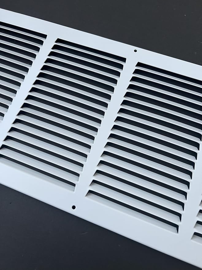 Fits 20x8 Duct Opening Stamped Steel Return Air Grille Vent Cover Grille - Image 3