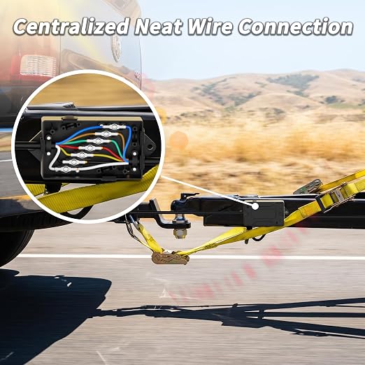 PlugSaf 7 Way Trailer Junction Box Weatherproof Trailer Wiring Junction Box | - Image 7