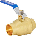 Eastman Heavy Duty Full Port Brass Ball Valve, 1-1/2 in Sweat x 1-1/2 in Sweat by Eastman
