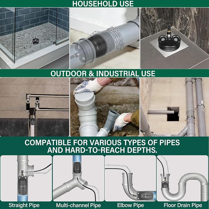 2 Inch Inflatable Pipe Plug Balloon Kit - Image 4