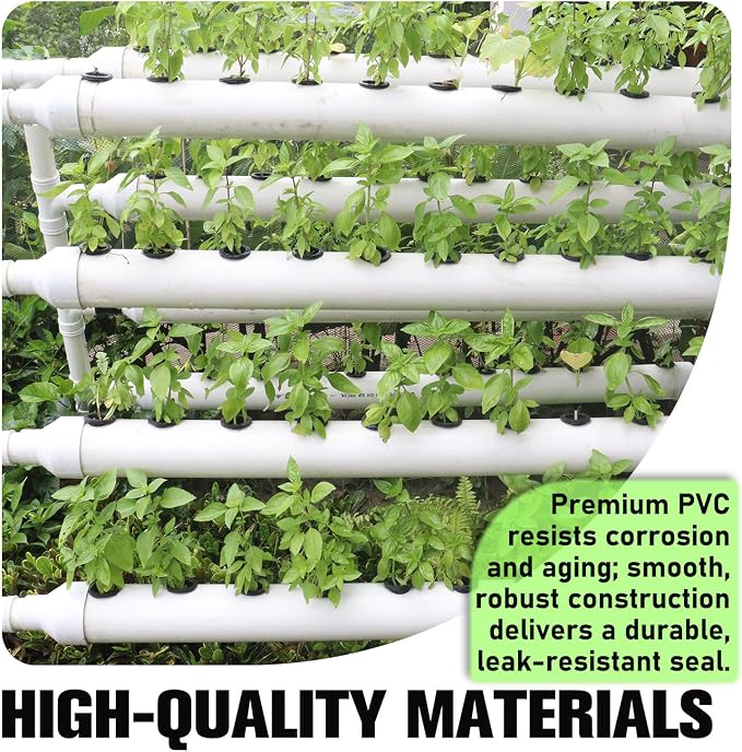 5 Packs 4 Inch PVC Pipe End Cap, Fits 4.5" OD Schedule 40 Furniture Grade - Image 4