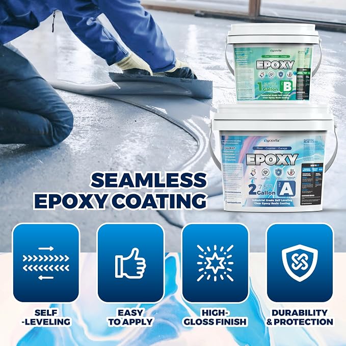 Epoxy Floor Coating – 2:1 Professional Formula 100% Solids, 3 Gallon - Image 4