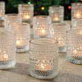 TRIRITE 36 Pack Votive Candle Holders, Reusable Durable Elegant Vintage Votives by TRIRITE