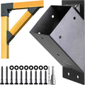 8pack 4x4 Degree Angle Support Brackets, by WOCEPU