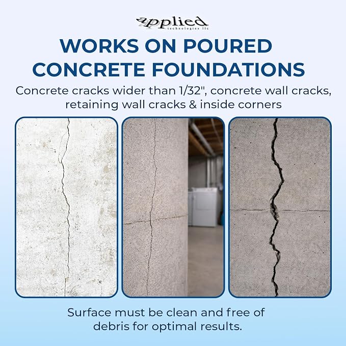 10ft Peel-Off Paste Foundation Crack Repair Kit, Hydra Stop 300 Polyurethane - Image 5