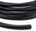 Wire Loom Tubing 1/4’’- 6.6 ft 3/8’’- 6.6 ft 1/2’’- 6.6ft, Flexible Wire by YCLYC