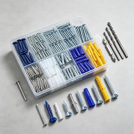Wensilon Plastic Drywall Wall Anchors Kit - Image 4