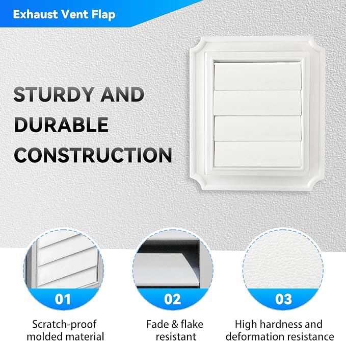 4" Dryer Vent Covers Panel - Image 4