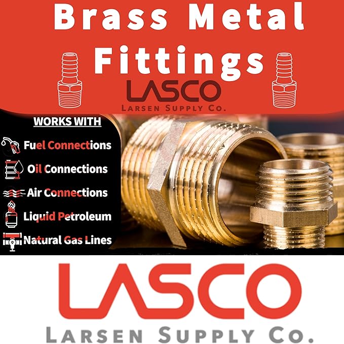 LASCO 17-4679 15/16-Inch Flare by 3/4-Inch Female Pipe Thread Brass Adapter - Image 3