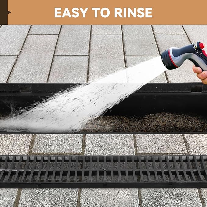 4 Pack Trench Drain System, Channel Drain - Image 5