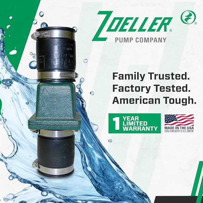 Zoeller 30-0151 2-Inch Cast Iron Slip x Slip Check Valve Union - Image 6