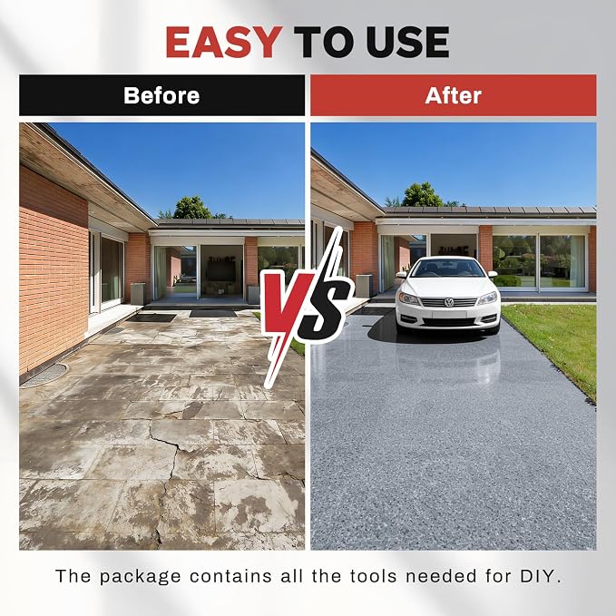 DWIL Epoxy Colored Sand Self-Leveling Coating- Garage Floor Kit, Non-Slip - Image 5