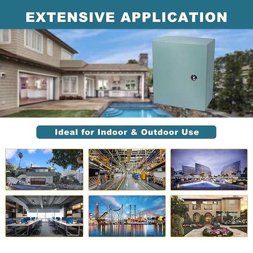 Waterproof Electrical Enclosure 20 x 16 x 6'', Outdoor Electrical Box - Image 6
