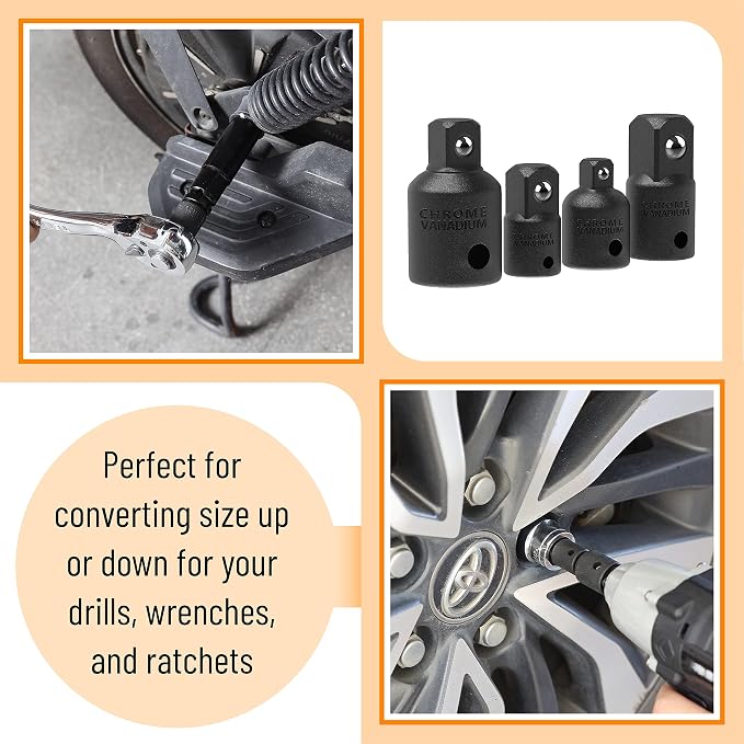 Bates- Impact Socket Adapter and Reducer Set, 3/4" Drive Impact Socket Adapter - Image 5
