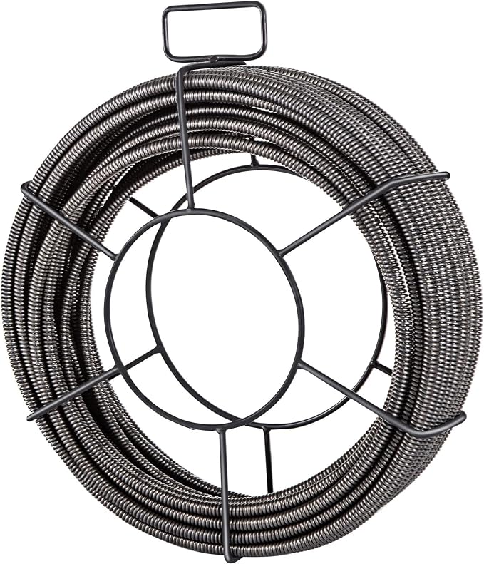 VEVOR Drain Cleaning Cable 50ft x 1/2 inch Solid Core Cable Sewer Cable - Image 11