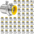 EMT Set Screw Connector 3/4 Inch, 25 Pack Steel Zinc-Plated Electrical Conduit by Pawkyjar