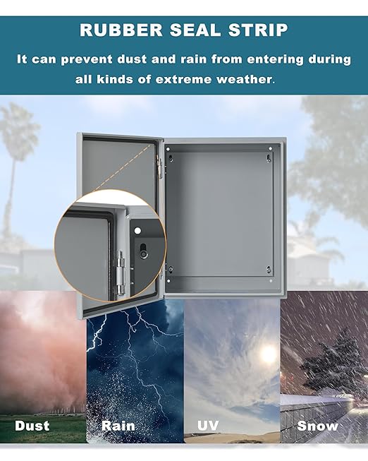 Waterproof Electrical Enclosure 24 x 16 x 10'', Outdoor Electrical Box - Image 5