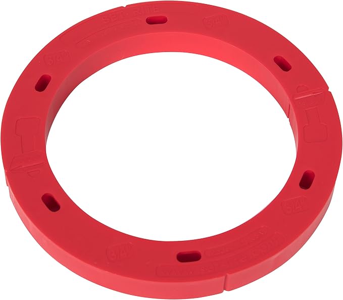 Oatey 43410 Set-Rite Red Toilet Flange Spacer, 3/4 in. by Oatey