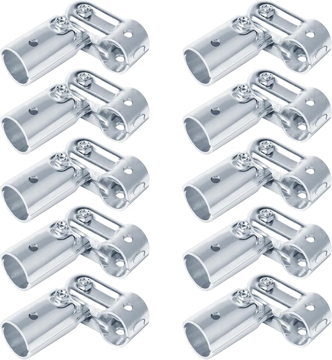10 Sets Adjustable Angle Pipe Clamp Connector, Fits 3/4" EMT Conduit | 2-Way - Image 5