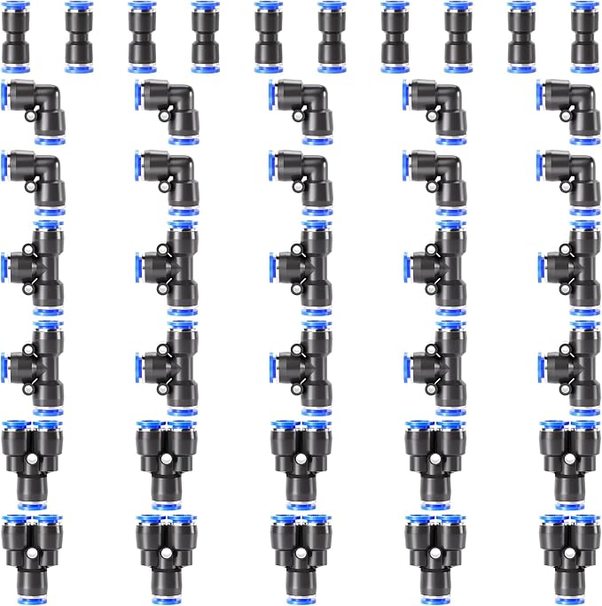 TAILONZ PNEUMATIC 5/32 inch or 4mm od Push to Connect Fittings Pneumatic - Image 9