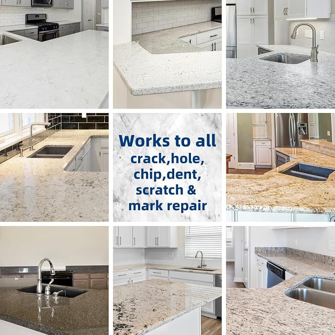 Marble and Granite Repair kit, Quartz Countertops Repair kit | Porcelain Repair - Image 6