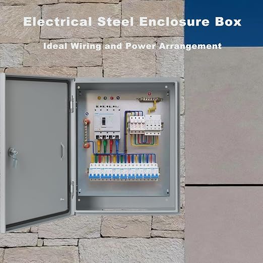 Waterproof Electrical Enclosure 24 x 16 x 12'', Outdoor Electrical Box - Image 3