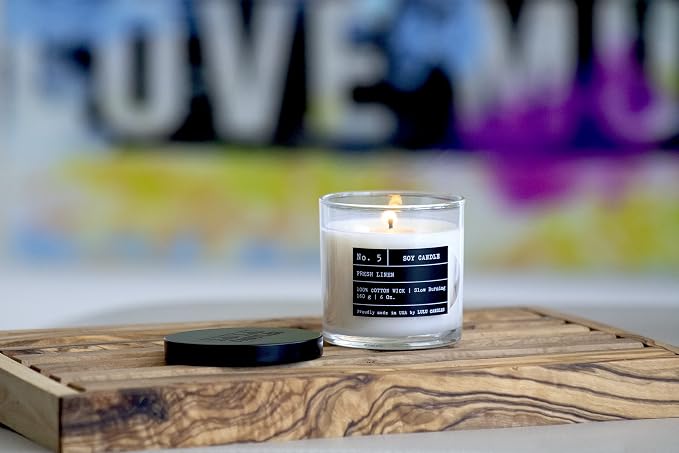 Lulu Candles | Jasmine & Apple | Smells Fresh & Fruity | Luxury Scented Soy Jar - Image 3