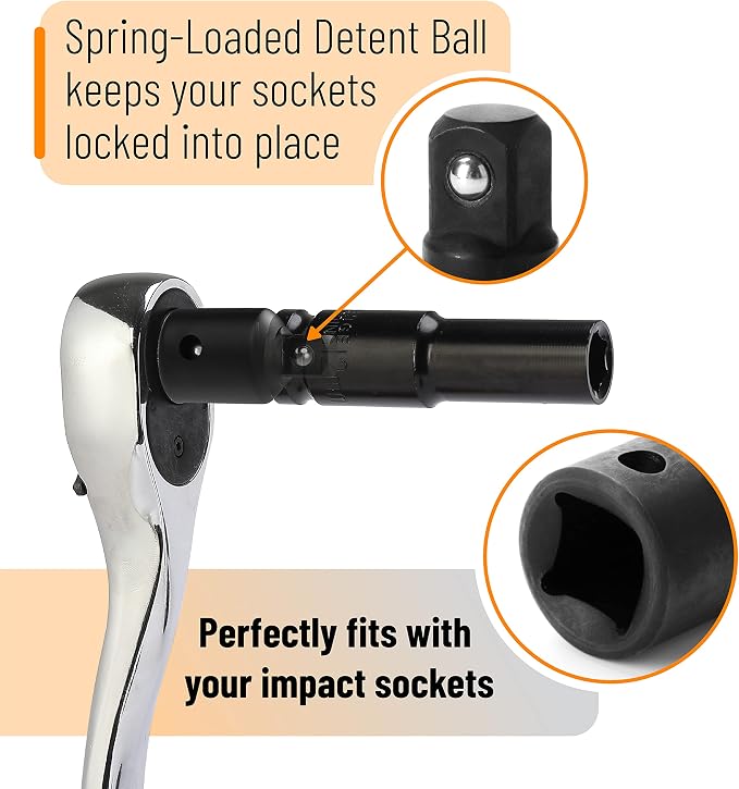 Bates- Impact Socket Adapter and Reducer Set, Impact Sockets Adapter Sets - Image 4