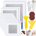 12 PCS 4/6/8 Inch Wall Repair Patch Kit, Aluminum Mesh Dry Wall Hole Repair by LifeisLuck