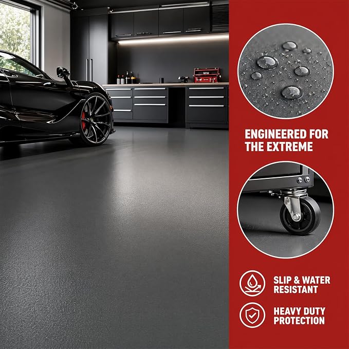 4 Gallon Epoxy Floor Paint kit -100% solids| 6H hardness|20-year durability| - Image 8