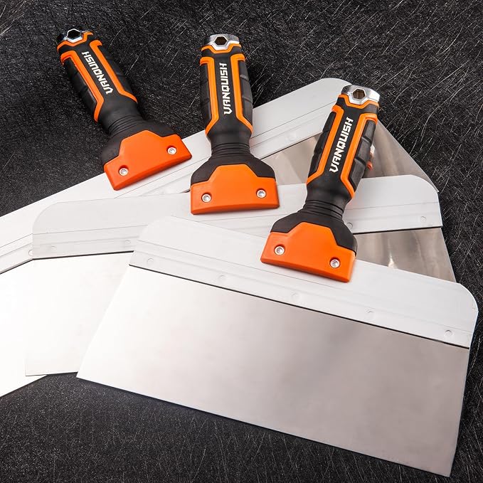 VANQUISH 8 Inch Stainless Steel Drywall Taping Knife Scraper - Image 6