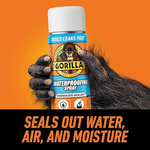 Gorilla Waterproofing Spray, 16 oz, Flexible Sealant | Rubberized Coating - Image 2
