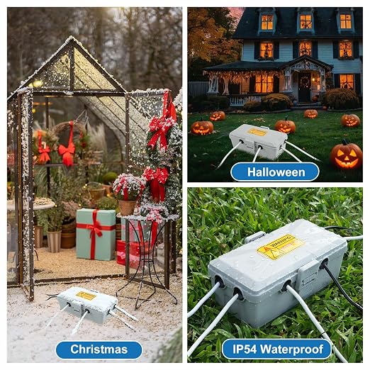 Grey Outdoor Electrical Box Waterproof, Medium Weatherproof | 10.3 x 5.9 x 3.7 - Image 8