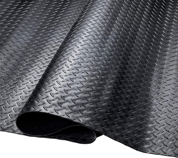 SEAL 5 x 10 FT Premium Garage Floor Mat, Solid 2.8mm Thick Lay-Flat Black - Image 8