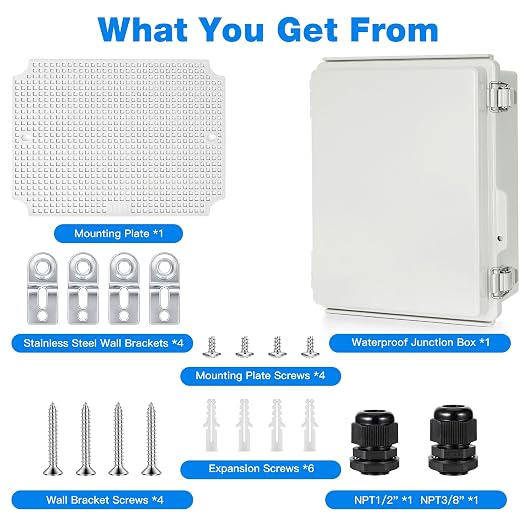 Junction Box Outdoor Electrical Boxes IP67 Waterproof Plastic Enclosure | - Image 5
