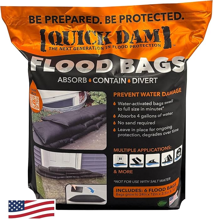 Quick Dam 12" x 24" Water Activated Flood Bags - Image 2