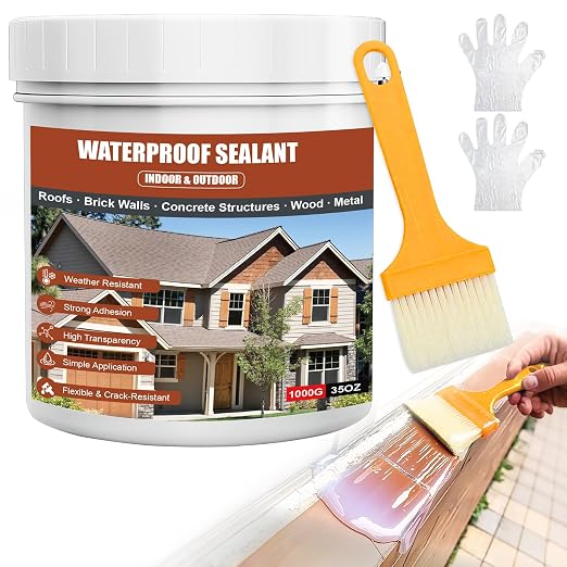 Transparent Waterproof Sealant 17oz by PIBEIBUK
