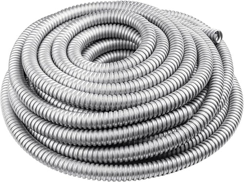 1 Inch 25 FT Flexible Reduced Wall Electrical Conduit, Iron Galvanized Cable by Xadnitu