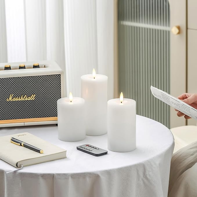 Stmarry White Flameless Candles - Image 2
