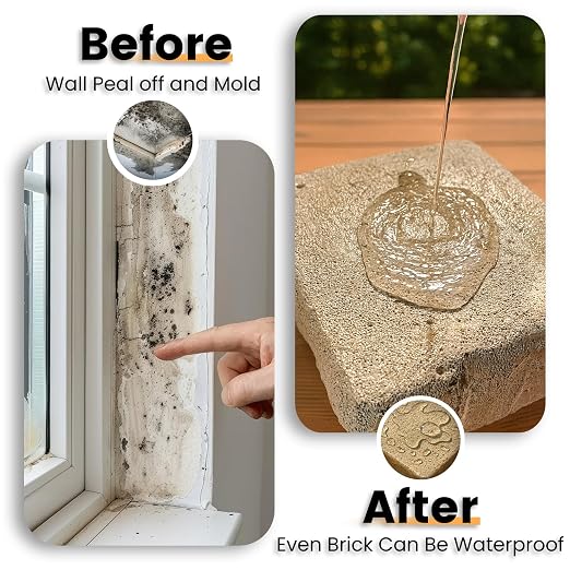 Clear Waterproof Sealant – Water-Based Transparent Waterproof Coating Acrylic - Image 4