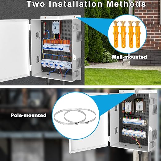 Outdoor Electrical Junction Box, Ventilation and Heat Dissipation ABS Plastic - Image 7