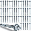 5/16 x 3 inch Wedge Anchors, Galvanized Concrete Anchors, Concrete Wall Anchors by Unknown