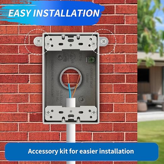 Weatherproof Outlet Box with Three 3/4-in Threaded Outlets, 9 Pack | Features - Image 5
