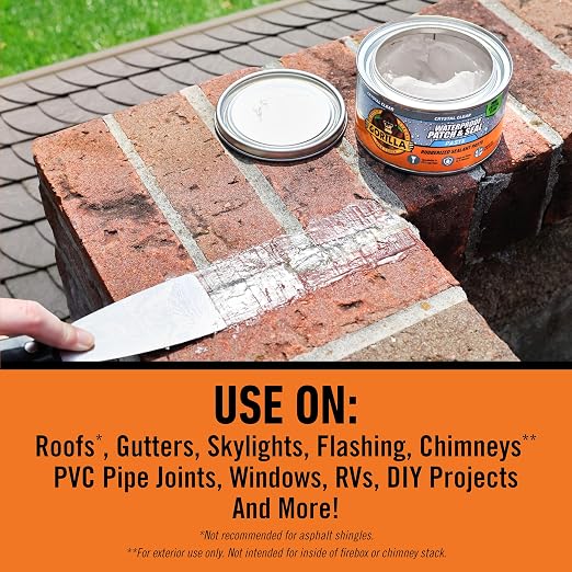 Gorilla Waterproof Patch & Seal Rubberized Sealant Paste, 12.8 oz Can | Stops - Image 4