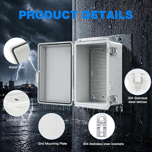 Junction Box Outdoor Waterproof Electrical Boxes IP67 Plastic Enclosure | - Image 6