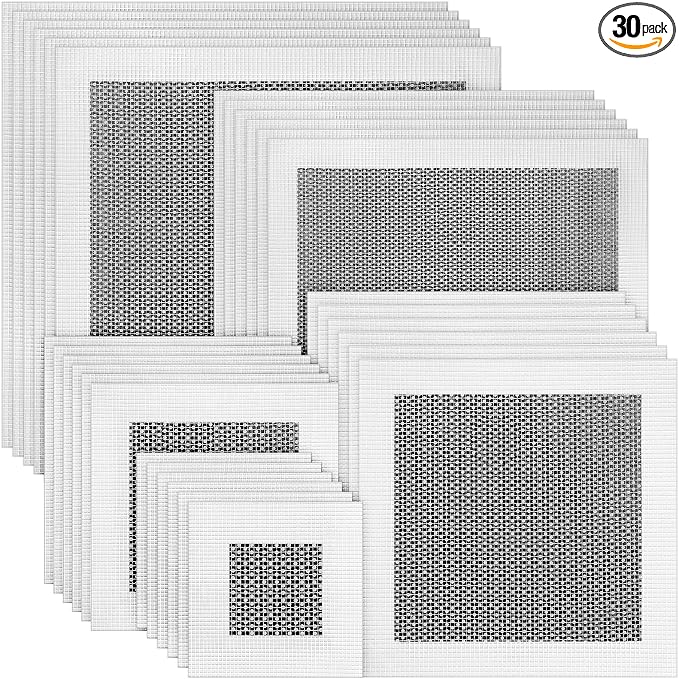 Blulu 30 Pcs 2/4/6/8/10 Inch Drywall Repair Kit Self Adhesive Mesh Drywall by Blulu