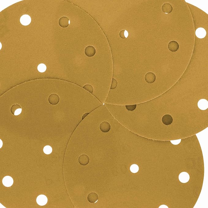 Dura-Gold Premium 5" Gold Sanding Discs - Image 3
