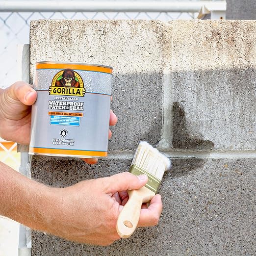 Gorilla Waterproof Patch & Seal Liquid Rubber Sealant, Crystal Clear - Image 5
